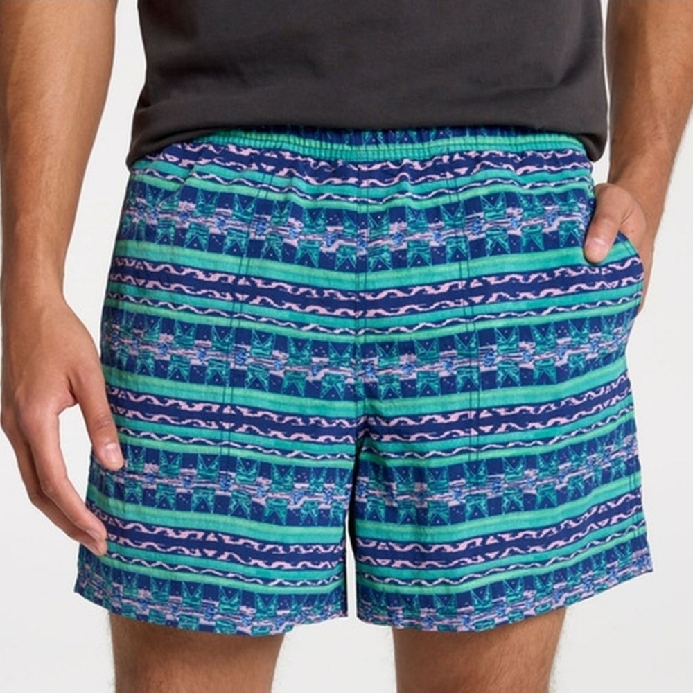 Alpine Design Men's Blue and Green Swim Trunks XL New